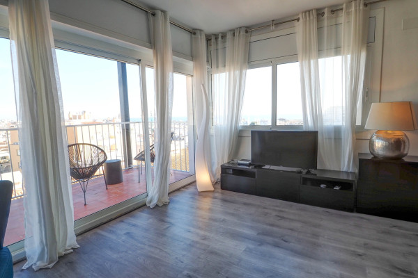 #39946 - Chic Sea View Apartment | Holiday Rentals | Hello Homes Sitges